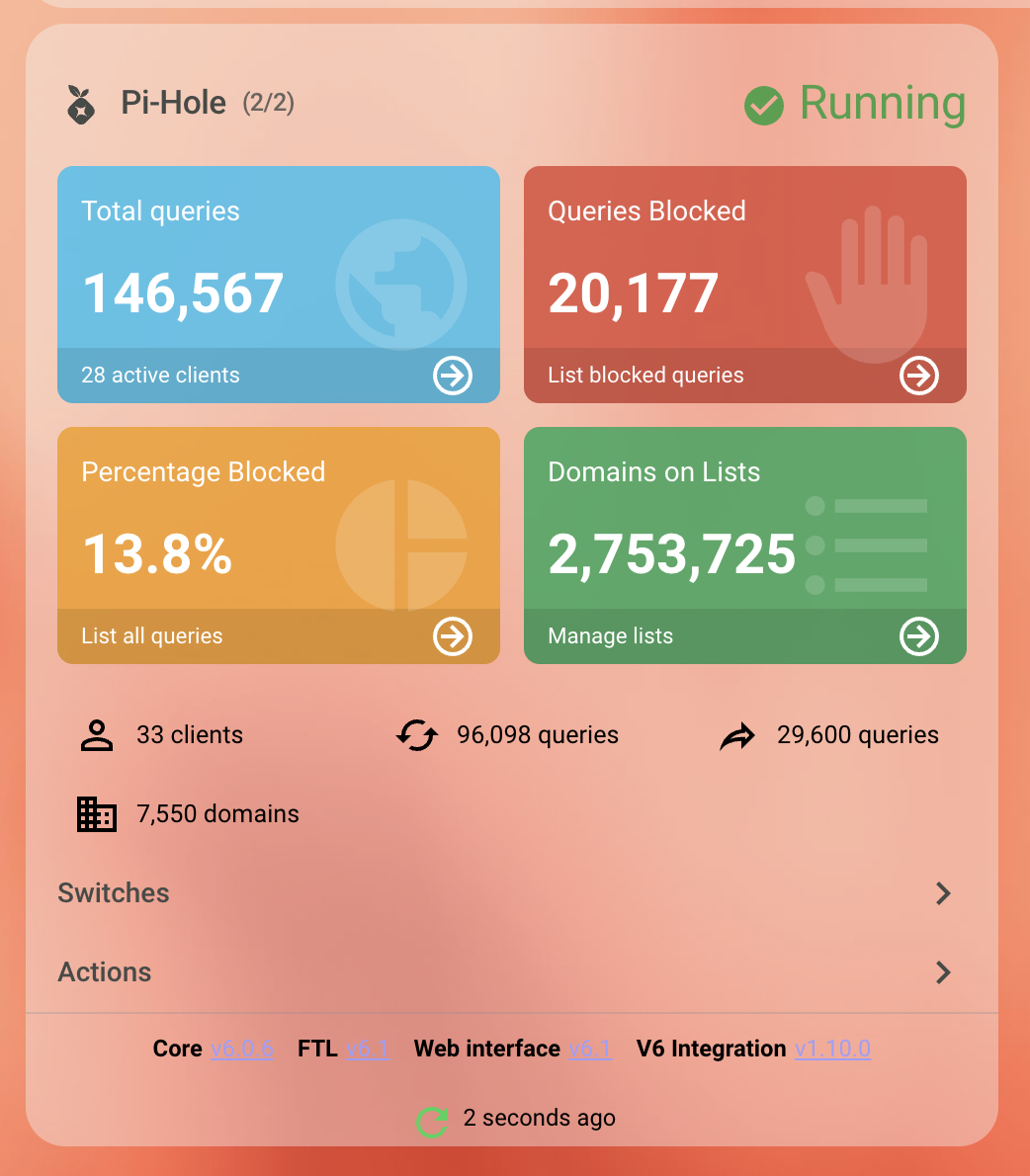 Collapsible sections
